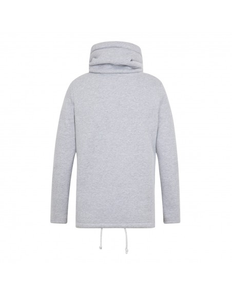 Bluza krótka z kominem grey