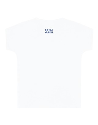 T-shirt white "stay wild"