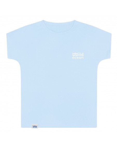 T-shirt baby blue Wild Ocean