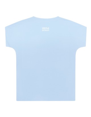 T-shirt baby blue Wild Ocean