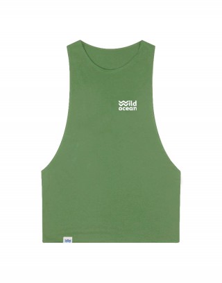 Tank top khaki "stay wild