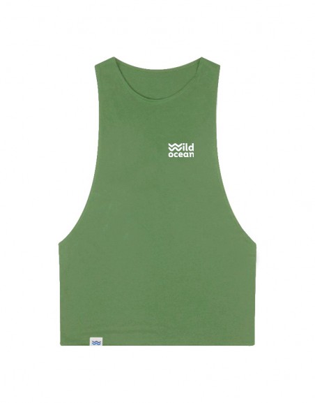 Tank top khaki "stay wild