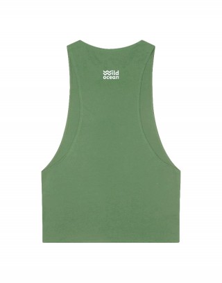 Tank top khaki "stay wild